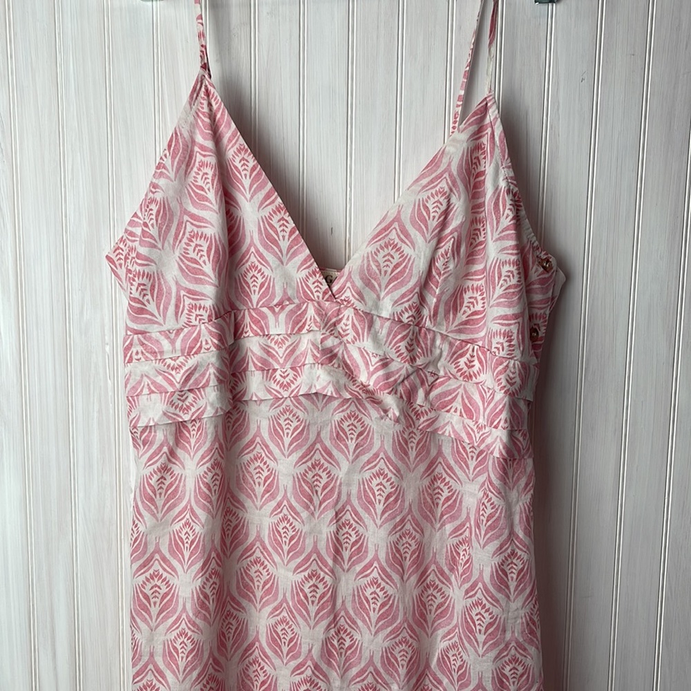 - GALANTHYA AMERICAN RISE PRINT DRESS M - Picture 2 of 7